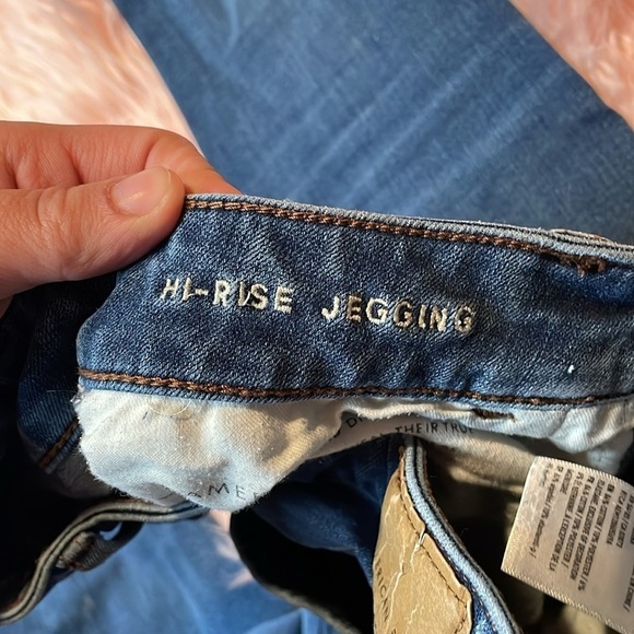 American Eagle The Dream‎ Jean Hi Rise Stretch Jegging Size 6 - Picture 7 of 9
